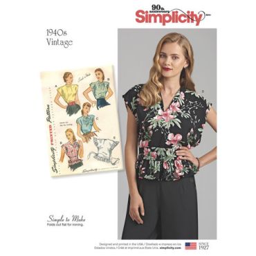 simplicity-vintage-blouse-1940s-miss-pattern-8593-envelope-front