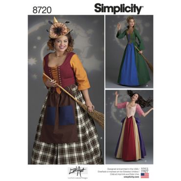 simplicity-witch-costumes-pattern-8720-envelope-front